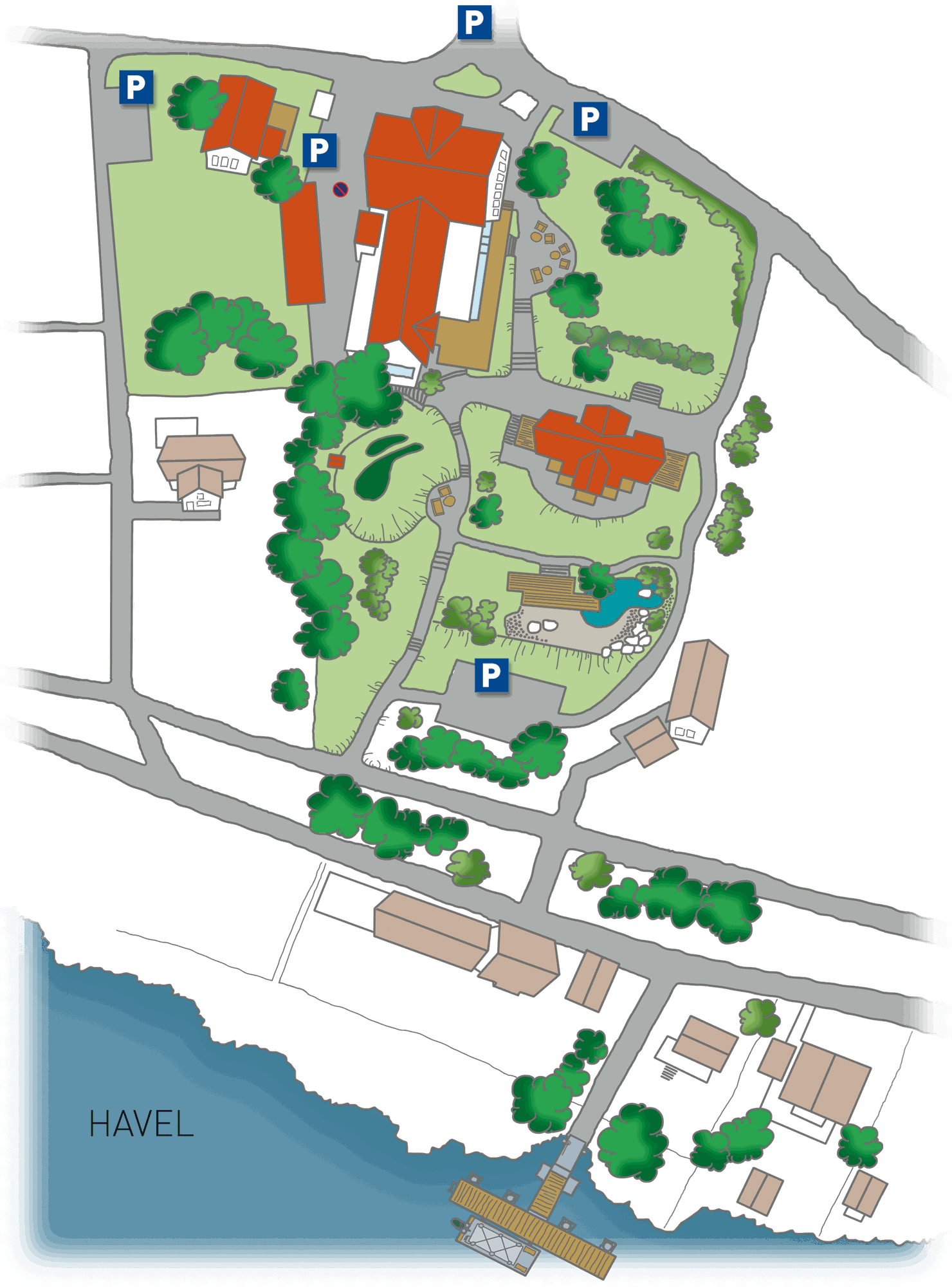 Lageplan ArtHotel Kiebitzberg